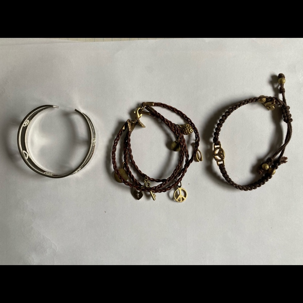 Bundle: three bracelets.